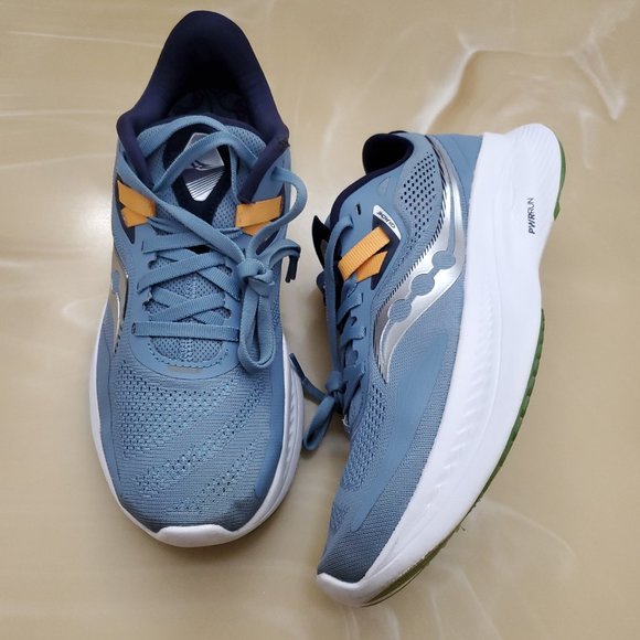 Saucony Guide 15 Women's Running Jacklope, Denim/Aqua S10684-90 - Picture 4 of 11